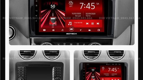 Màn hình DVD Android xe Mercedes GL Class X164 (GL350, GL400, GL450, GL500, GL550) 2006 - 2013 | Gotech GT8 Max